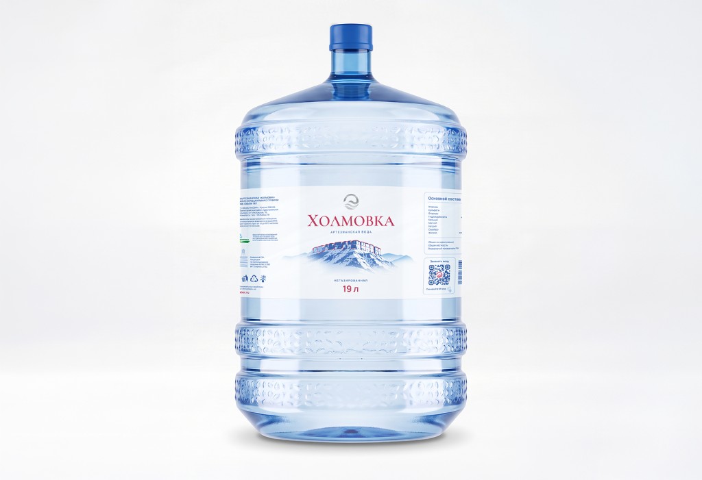 Вода питьевая «Холмовка» негазированная 19 л, пластик, в многоразовой таре
