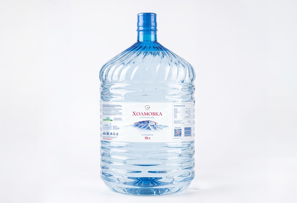 Вода питьевая «Холмовка» негазированная 19 л, пластик, в одноразовой таре