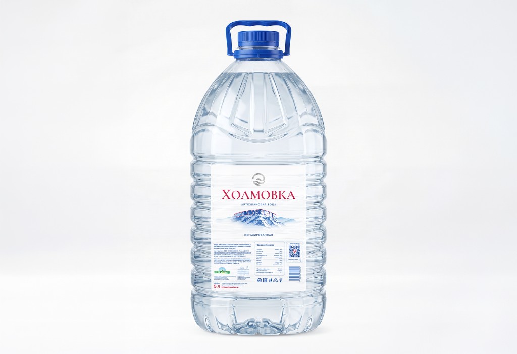 Вода питьевая «Холмовка» негазированная 5 л, пластик